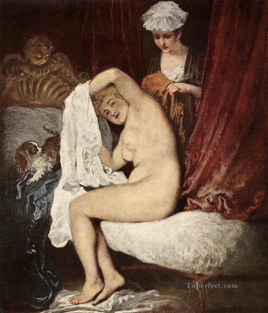 The Toilette Jean Antoine Watteau Oil Paintings